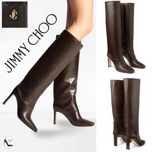 Jimmy Choo Brown Heeled Boots